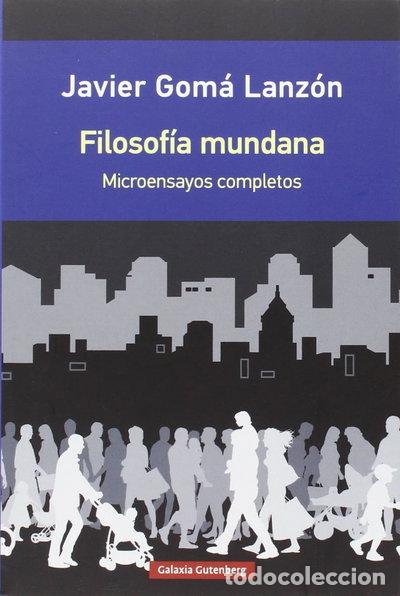 B&uuml;cher: Filosof&iacute;a mundana- 9788416495689
