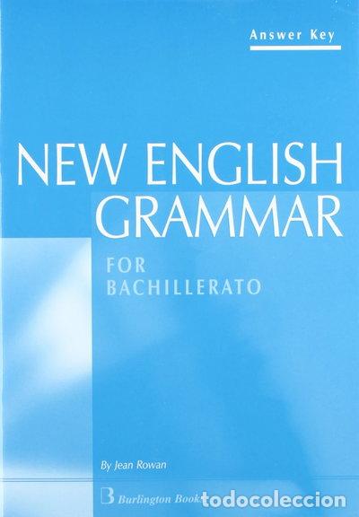 Livros em segunda m&atilde;o: New English Grammar for Bachillerato Answer Key- 9789963473540