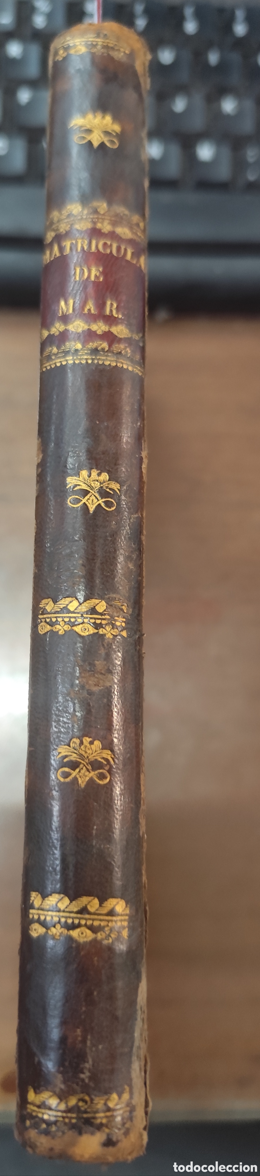 Livros em segunda m&atilde;o: ORDENANZA DE S. M. PARA EL REGIMEN Y GOBIERNO MILITAR DE LAS MATRICULAS DE MAR. A&ntilde;o 1802