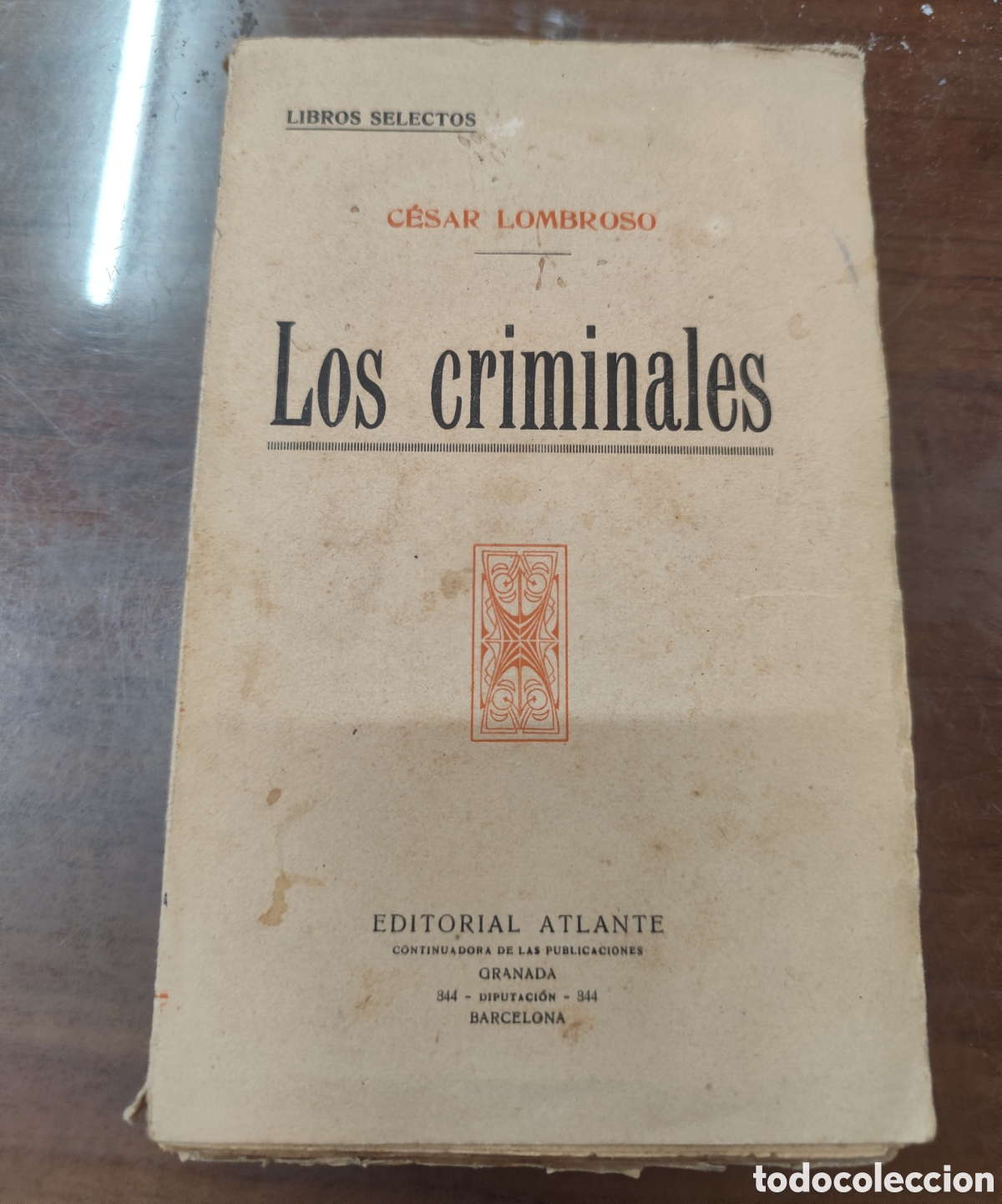 Livros em segunda m&atilde;o: LOS CRIMINALES. 1&ordf; Edici&oacute;n. A&ntilde;o 1911 - LOMBROSO,C&eacute;sar