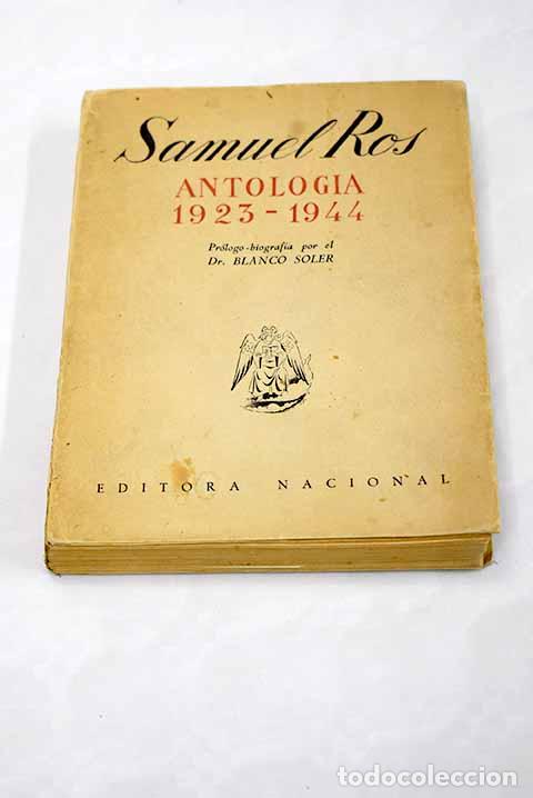 books: Antolog&iacute;a, 1923-1944.- Ros, Samuel