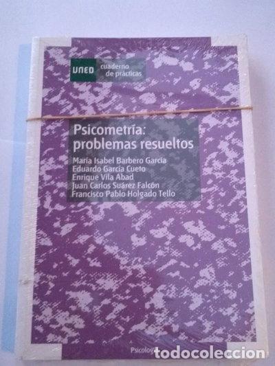 Libros: Psicometr&iacute;a: problemas resueltos- 9788436254907
