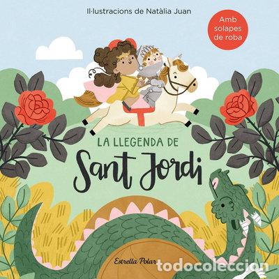 B&uuml;cher: La llegenda de Sant Jordi amb solapes de roba- 9788418443411