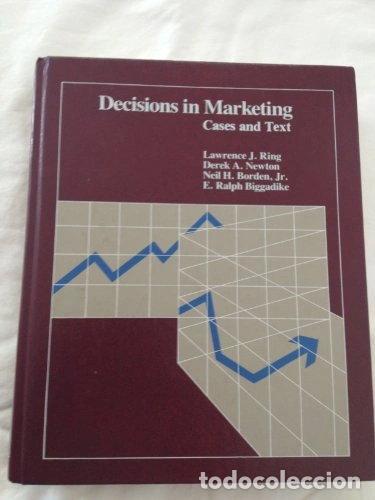 Livros em segunda m&atilde;o: Decisions in Marketing: Cases and Text- 9780256027778
