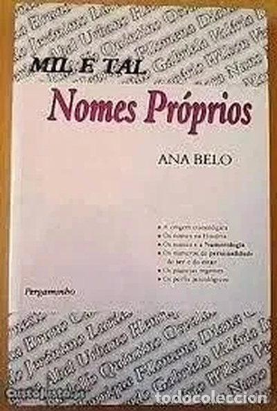 Libros: Mil e tal nomes pr&oacute;prios- 9789727110971
