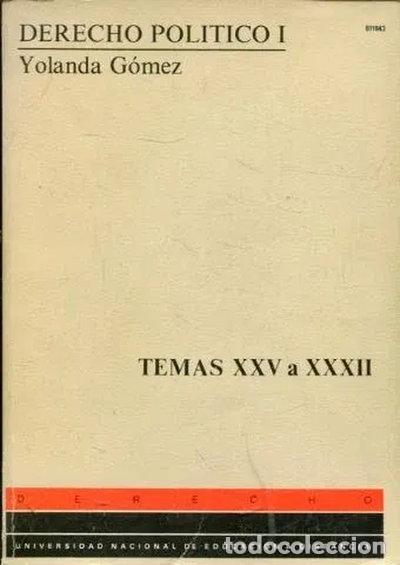Livres: Derecho pol&iacute;tico I- 9788436224634