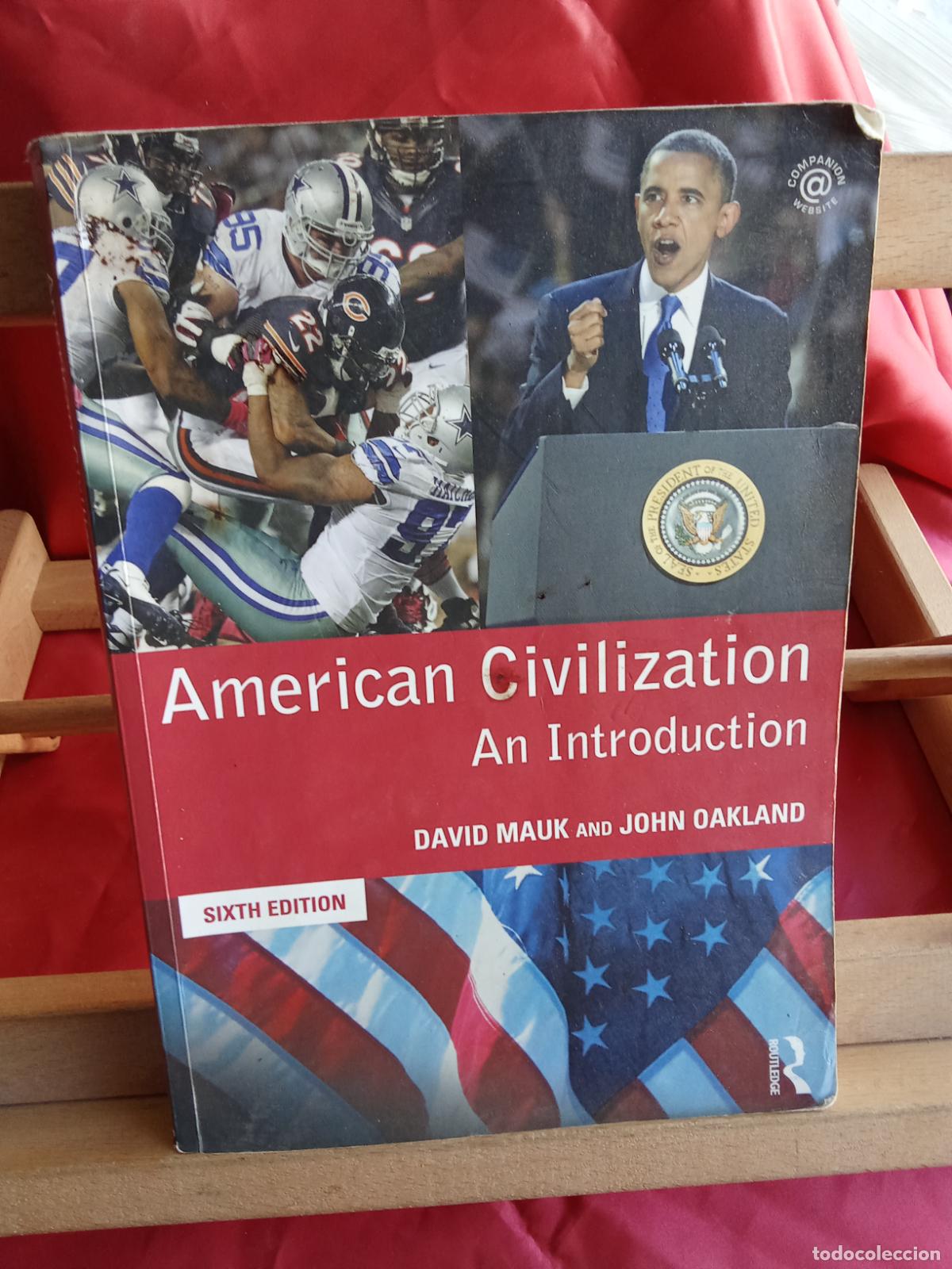 books: American civilization. David Mauk and John Oakland L.809-3372 ingl&eacute;s