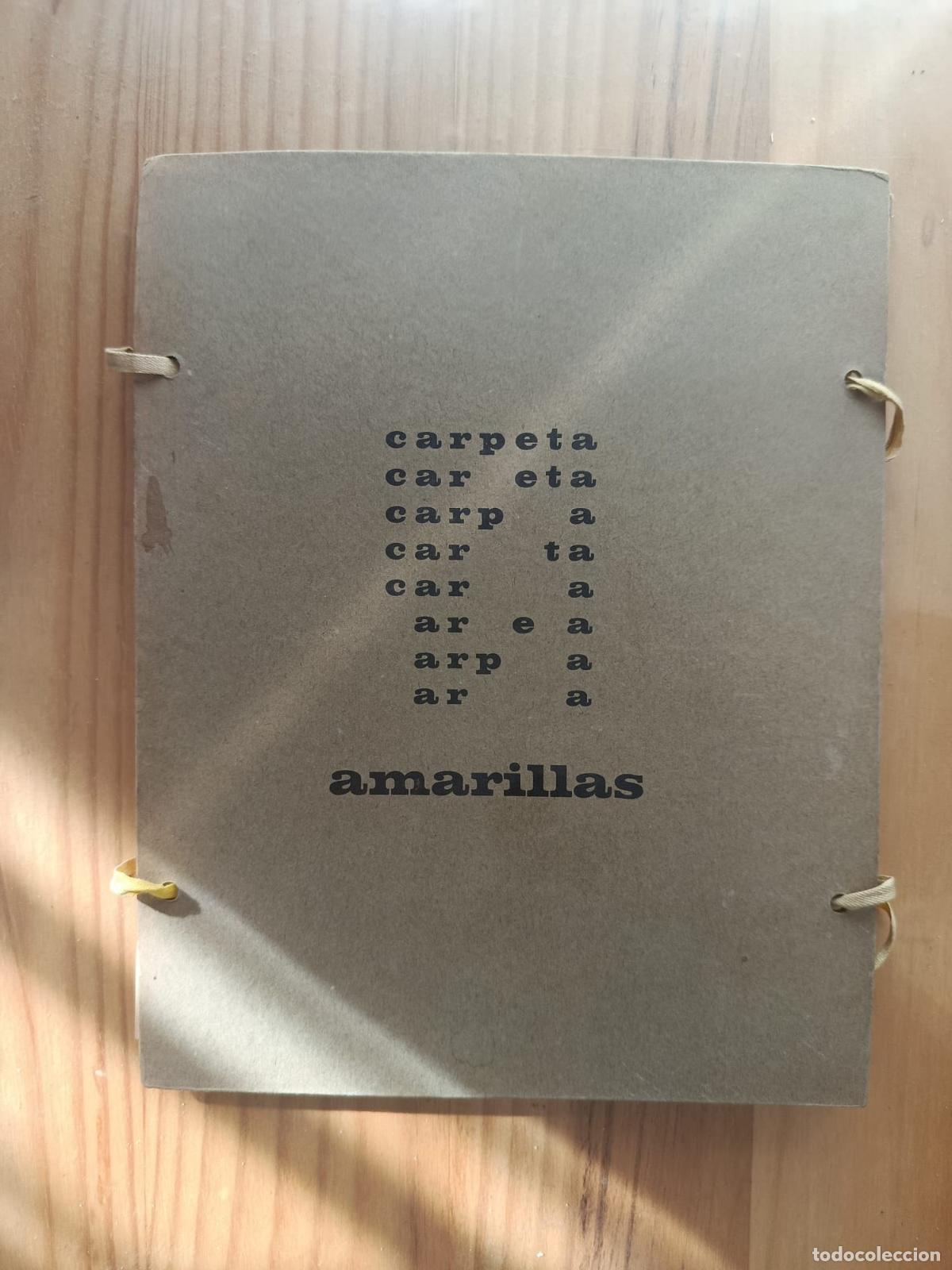 Libros: CARPETA AMARILLAS - FRANCISCO PINO - POESIA EXPERIMENTAL - VISUAL - 200 EJ. - - GRADOLI, MILLAN, ENR
