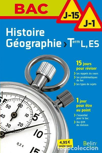 Livros em segunda m&atilde;o: Histoire G&eacute;ographie Terminale L, ES: J-15 J-1- 9782410004953