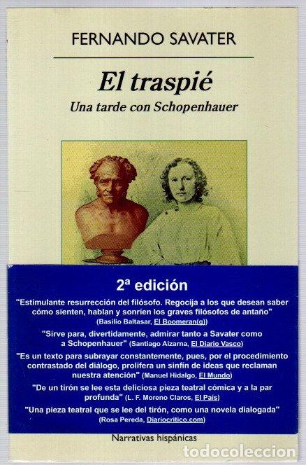 Libros: El traspi&eacute;. Una tarde con Schopenhauer - Fernandez Savater, Fernando