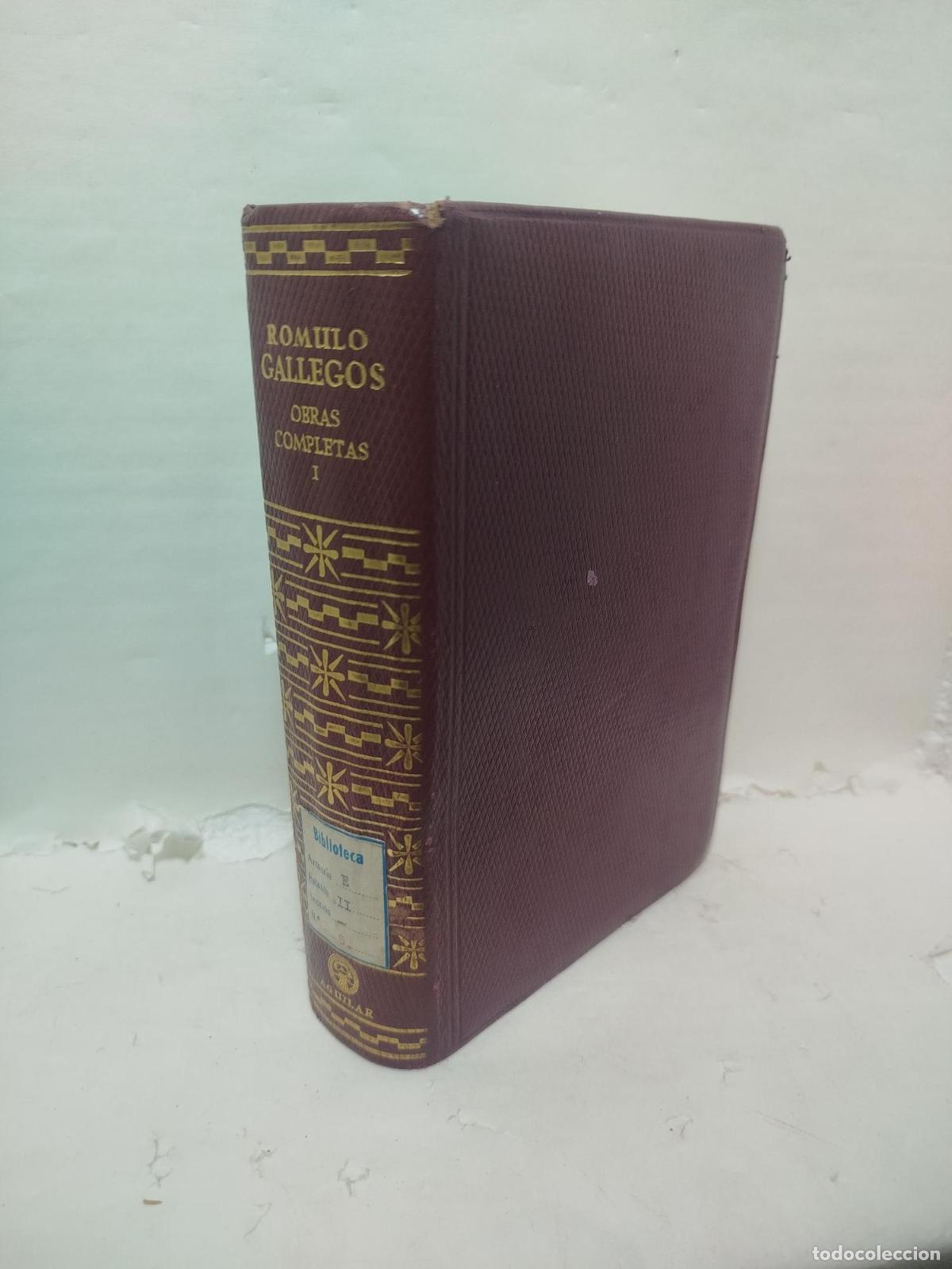 Libros: OBRAS COMPLETAS 1. R&Oacute;MULO GALLEGOS - Romulo Gallegos