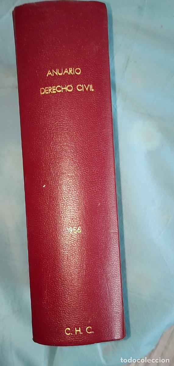 Livres: ANUARIO DERECHO CIVIL 1956