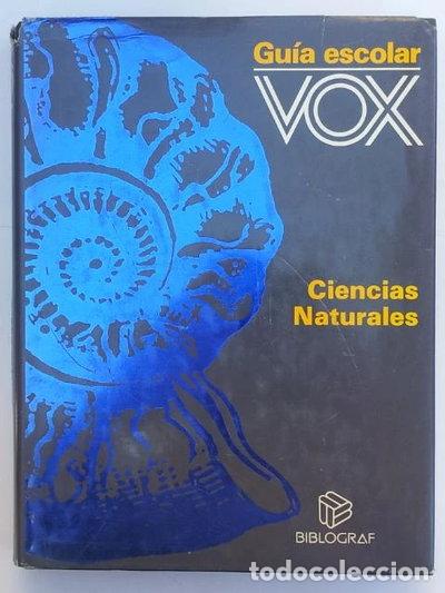 Livres: Gu&iacute;a Escolar Vox Ciencias Naturales- 9788471534439