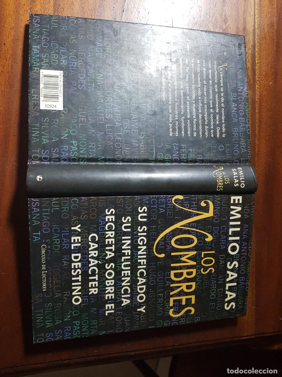 Libros: LOS NOMBRES-EMILIO SALAS-CIRCULO DE LECTORES