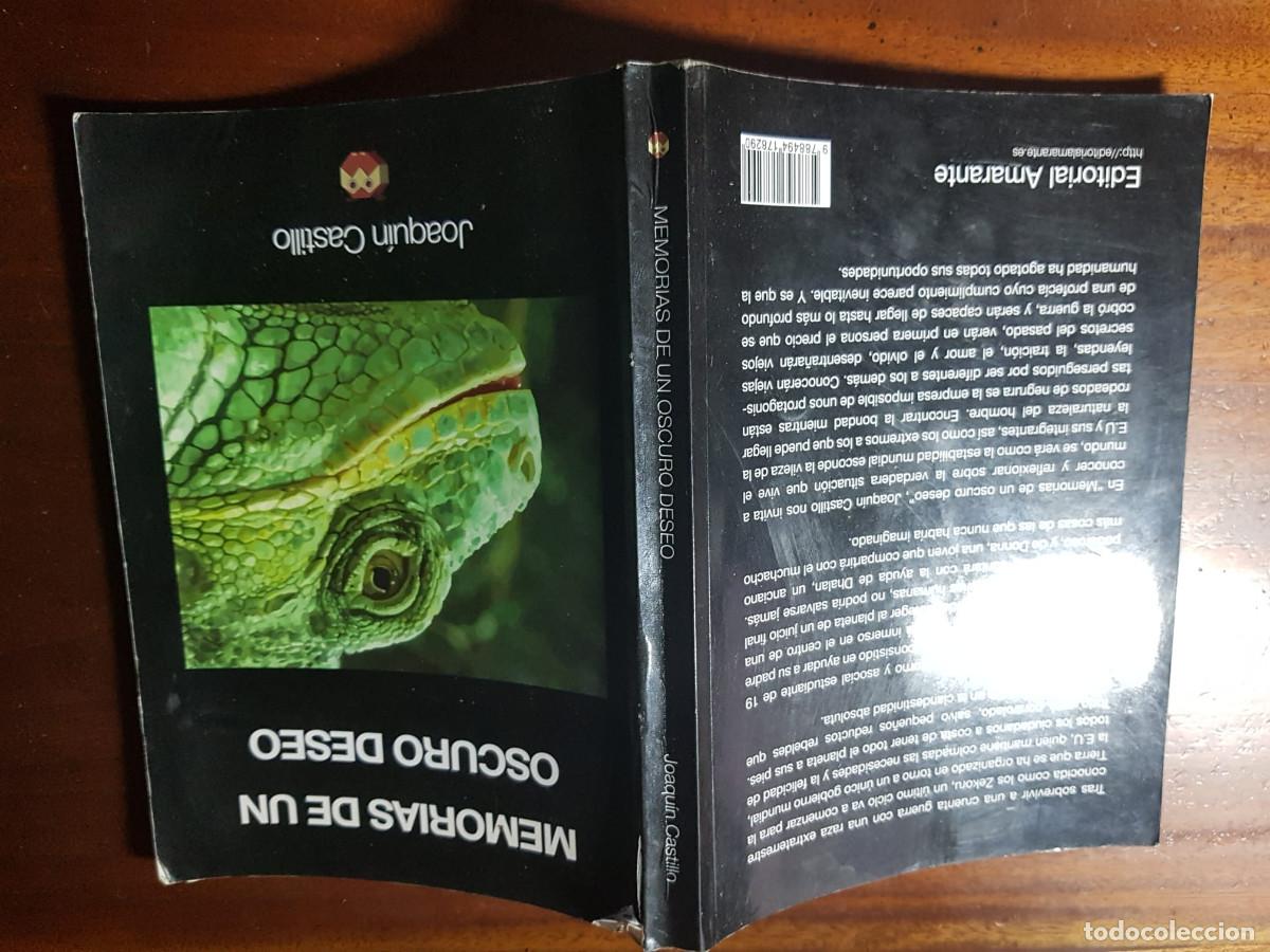 Libros: MEMORIAS DE UN OSCURO DESEO-JOAQUIN CASTILLO