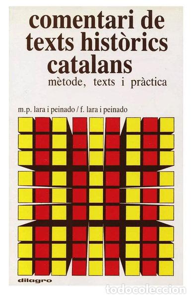Livros em segunda m&atilde;o: Comentari de texts hist&ograve;rics catalans- 9788472340725