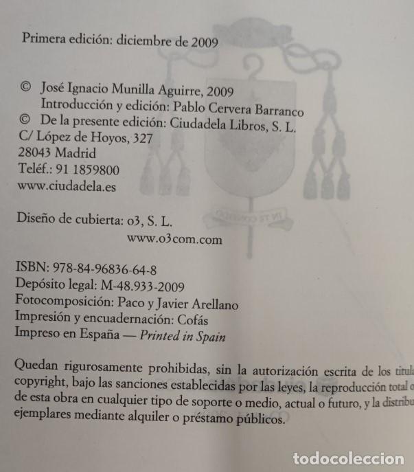 Libros: LAS CARTAS SOBRE LA MESA, OSE IGNACIO MUNILLA, CIUDADELA LIBROS 2009 - Foto 4