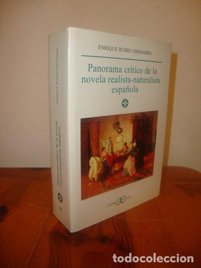 books: Panorama cr&iacute;tico de la novela realista-naturalista espa&ntilde;ola- 9788470398698