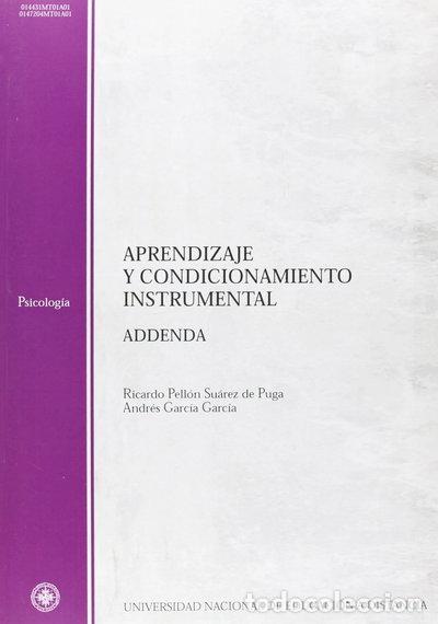books: Aprendizaje y condicionamiento instrumental. Adenda- 9788436248630