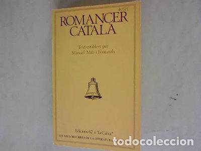 Libros: Romancer catal&agrave;- 9788429716290