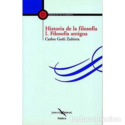 Libros: Historia de la filosof&iacute;a I- 9788482396231
