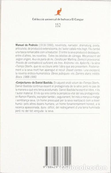 Libri di seconda mano: Conjectures de Daniel Bastida- 9788429736991