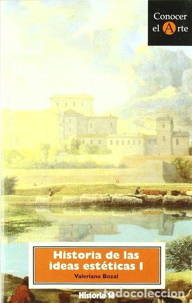 books: Historia de las ideas est&eacute;ticas I- 9788476793381
