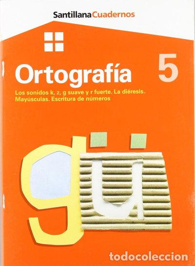 Libros: Ortograf&iacute;a 5 Primaria- 9788429485134