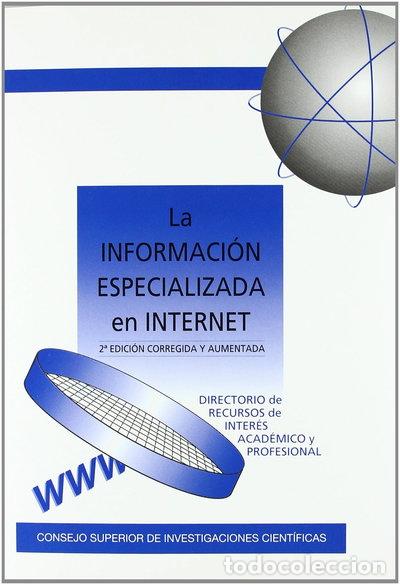 Livros em segunda m&atilde;o: La informaci&oacute;n especializada en Internet- 9788400084363