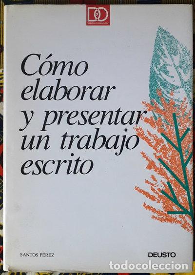 Livros em segunda m&atilde;o: C&oacute;mo elaborar y presentar un trabajo escrito- 9788423411498