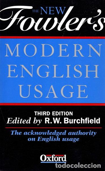 Libri di seconda mano: The New Fowler's Modern English Usage- 9780199690367