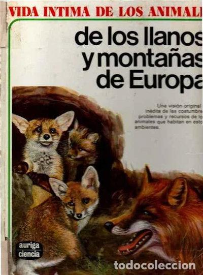Libros: Vida &iacute;ntima de los animales de los llanos y monta&ntilde;as de Europa- 9788420105505