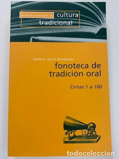 Libros: Fonoteca de tradici&oacute;n oral: Cintas 1 a 100- 9788486097615