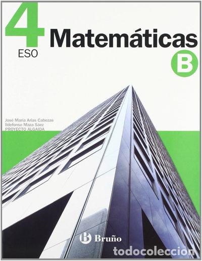 Libros: Matem&aacute;ticas 4 B ESO- 9788421659373