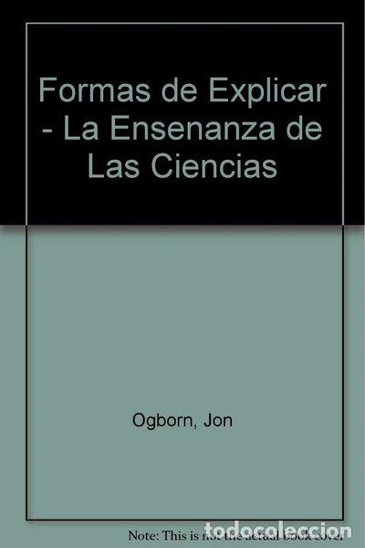 books: Formas de Explicar- 9788429458275