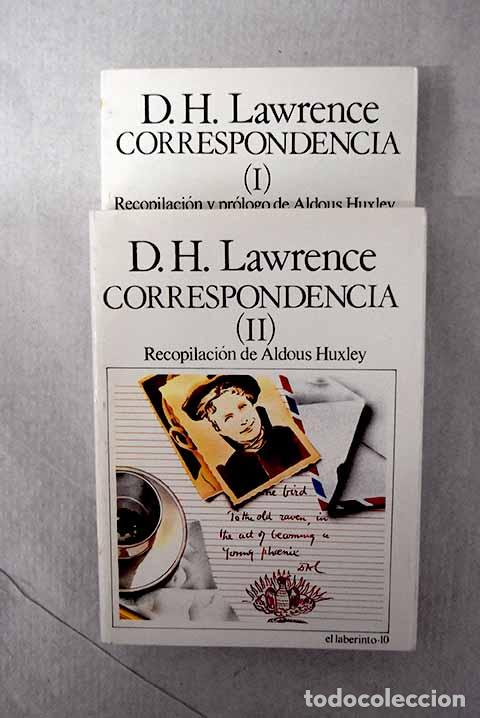 Libri di seconda mano: Correspondencia: Lawrence, D. H..- Lawrence, D. H.