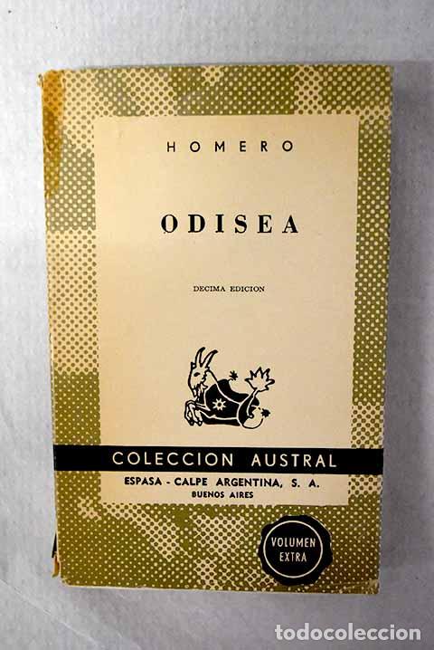Livres: Odisea: Homero: Espasa Calpe..- Homero