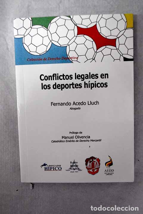 Livros em segunda m&atilde;o: Conflictos legales en los deportes h&iacute;picos: preguntas y respuestas.- Acedo Lluch, Fernando