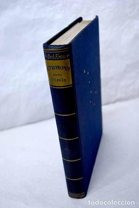 Livros em segunda m&atilde;o: Astronom&iacute;a para todos.- Krause, Arthur