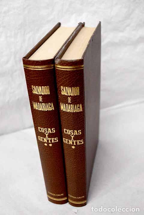 Livros em segunda m&atilde;o: Cosas y gentes: Madariaga, Salvador de.- Madariaga, Salvador de
