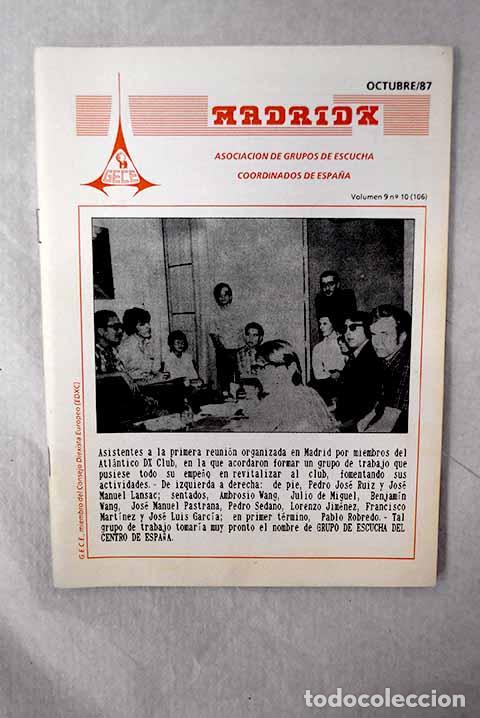 Livros em segunda m&atilde;o: Madrid X: bolet&iacute;n informativo del Grupo de Escucha Coordinados de Espa&ntilde;a, vol. 9, n&uacute;mero 10