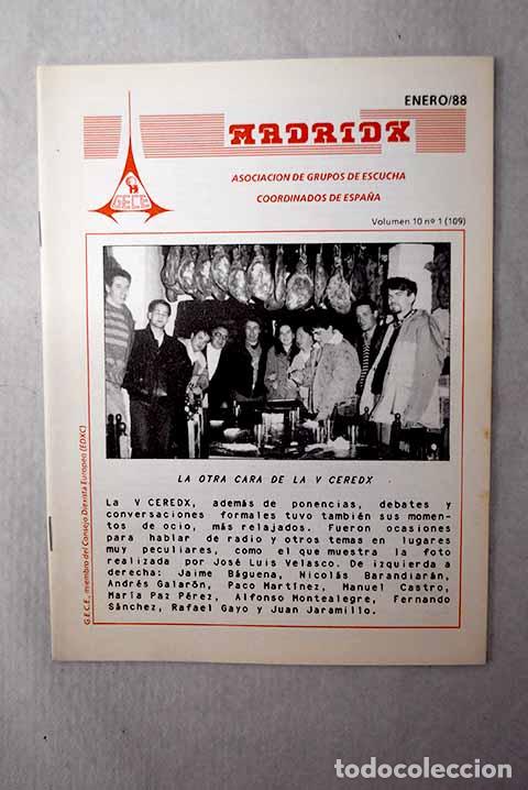 Livros em segunda m&atilde;o: Madrid X: bolet&iacute;n informativo del Grupo de Escucha Coordinados de Espa&ntilde;a, vol. 10, n&uacute;mero 1