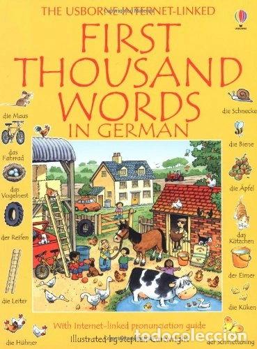 Livres: First Thousand Words in German- 9780746023068