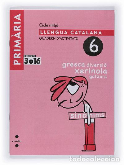 Libros: Llengua catalana. Quadern d'activitats 6- 9788466119269