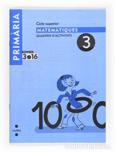 Libros: Matem&agrave;tiques. Quadern d'activitats 3. Cicle superior- 9788466122283