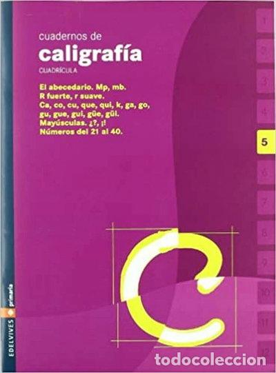 Livros em segunda m&atilde;o: Cuaderno de caligraf&iacute;a 5 Cuadr&iacute;cula- 9788426358493