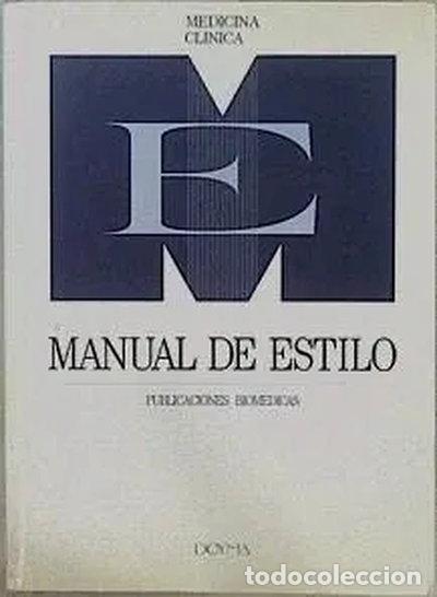 Libri di seconda mano: Medicina cl&iacute;nica: manual de estilo- 9788475925783