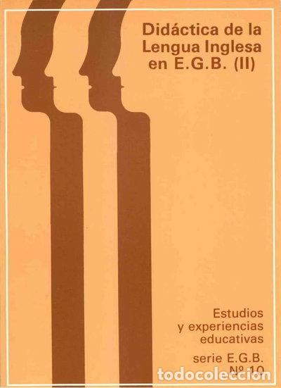 Libros: Did&aacute;ctica de la Lengua Inglesa en E.G.B. (II)- 9788436908589