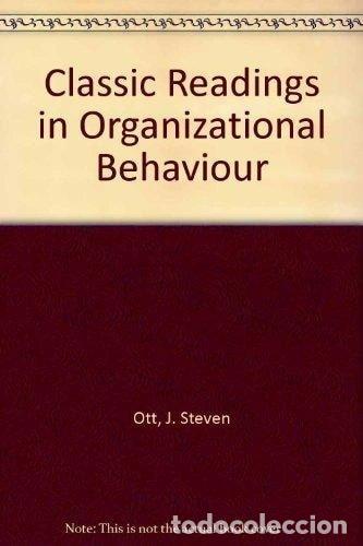 Libros: Classic Readings in Organizational Behavior- 9780534110734