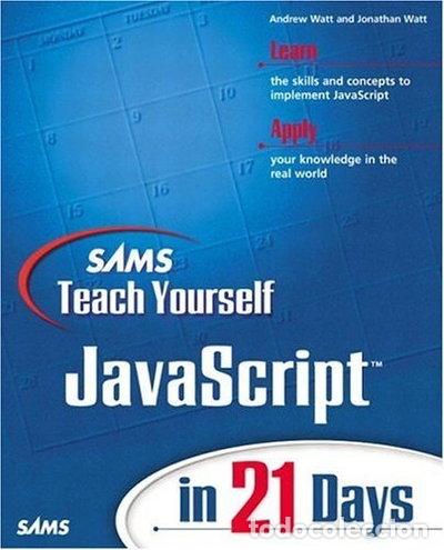 Libros: Sams Teach Yourself JavaScript in 21 Days- 0752063322970